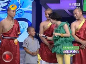 我校学员赵一龙与著名影星韩庚参加湖南卫视《快乐大本营》